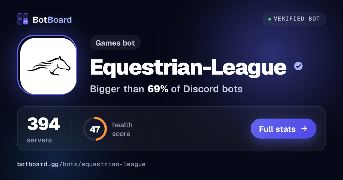 Share card for Equestrian-League