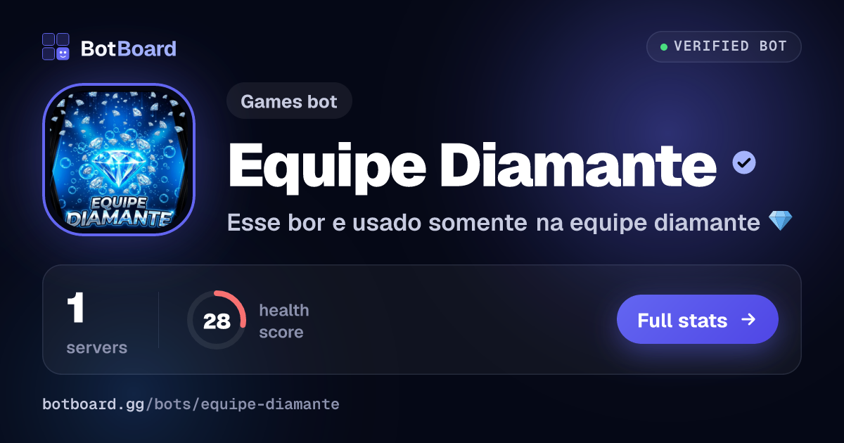 Share card for 「 equipe diamante 💎