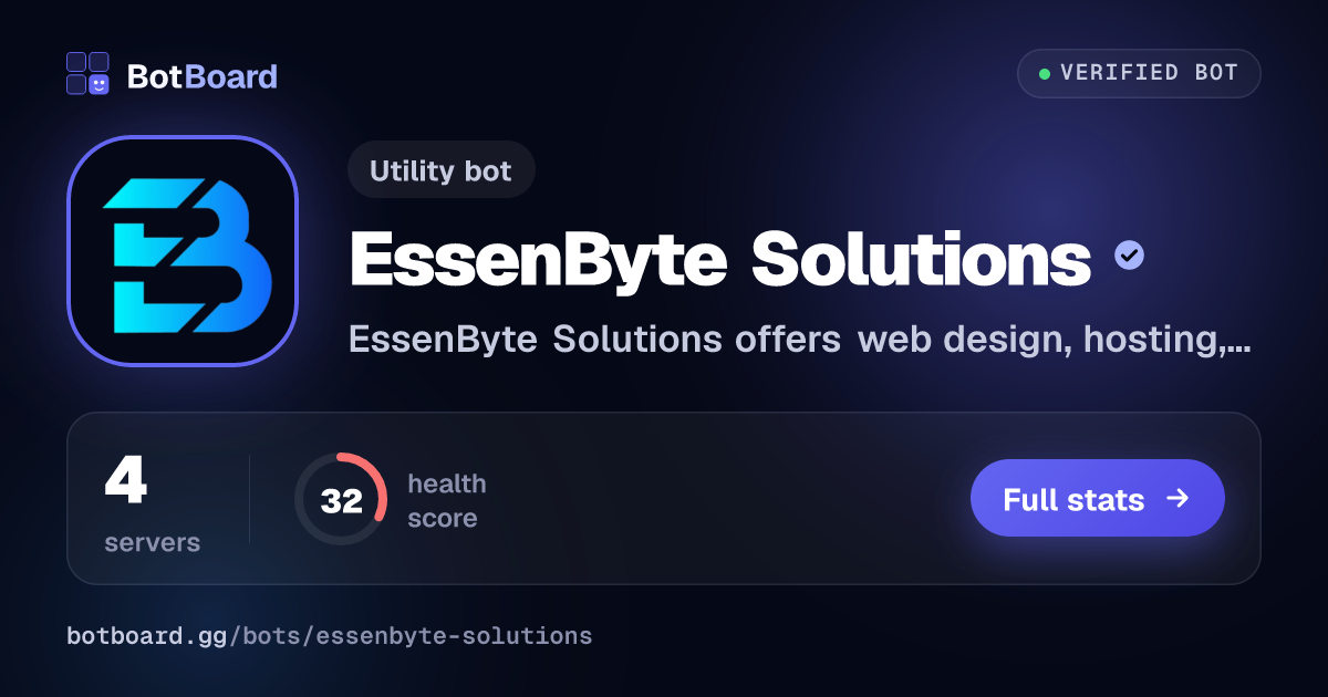 Share card for EssenByte Solutions