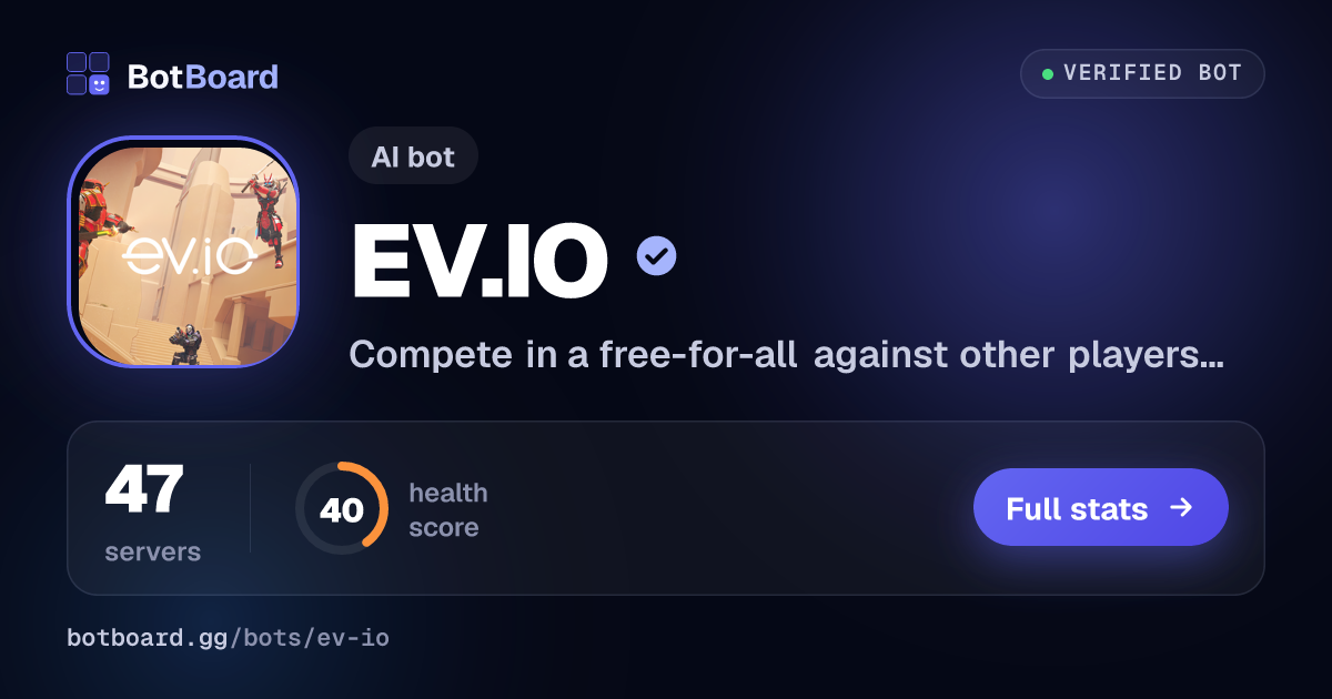 Share card for EV.IO