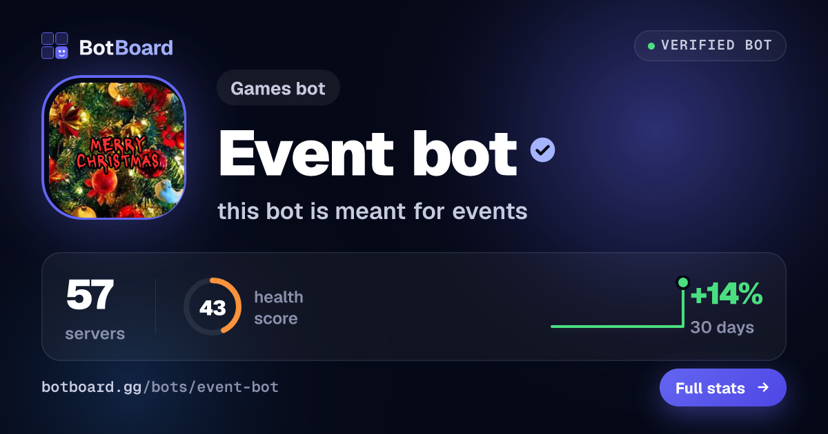 Share card for Event bot