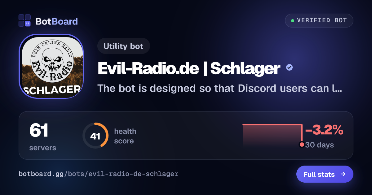 Share card for Evil-Radio.de | Schlager