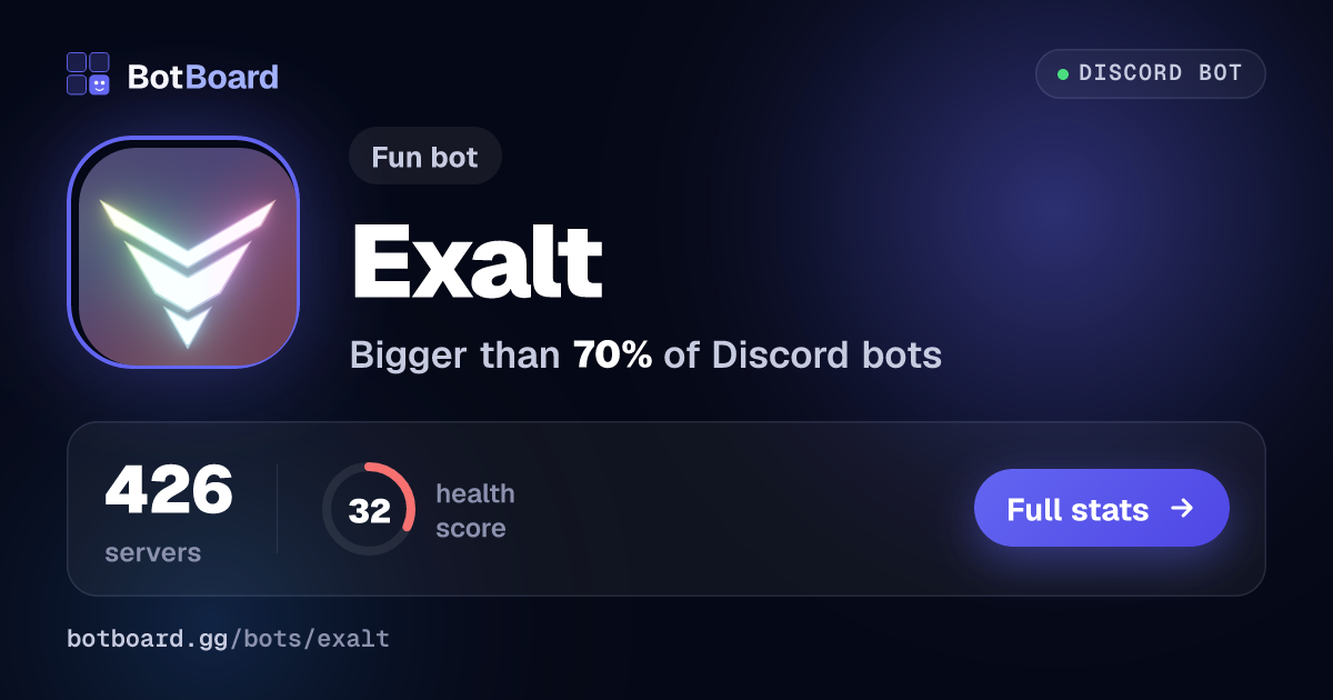 Share card for Exalt