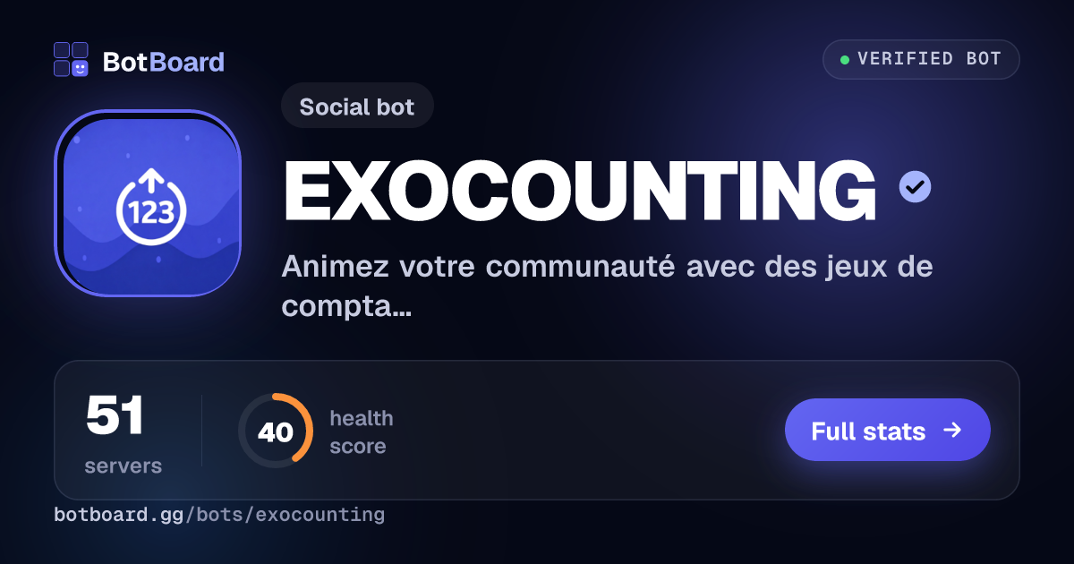Share card for EXOCOUNTING