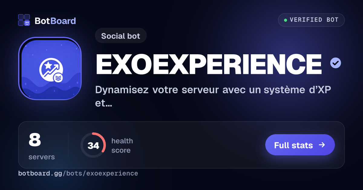 Share card for EXOEXPERIENCE