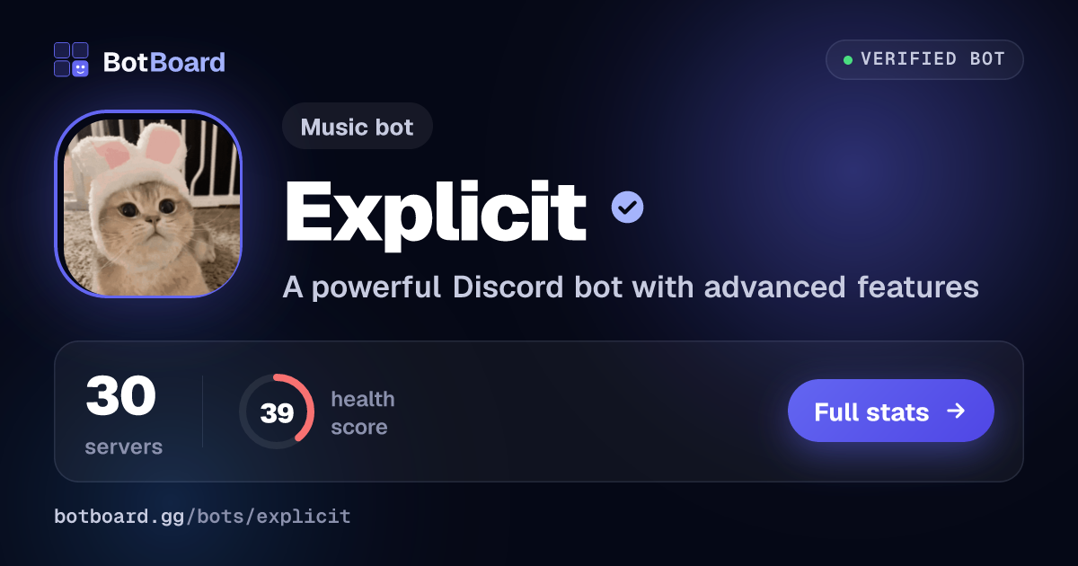 Share card for Explicit