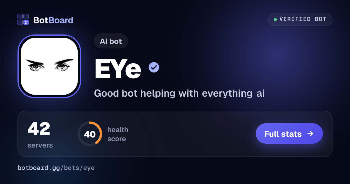 Share card for EYe