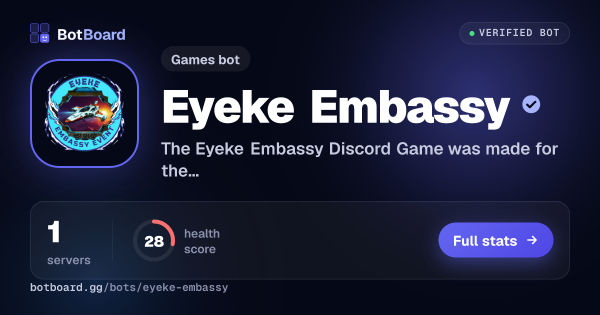Share card for Eyeke Embassy