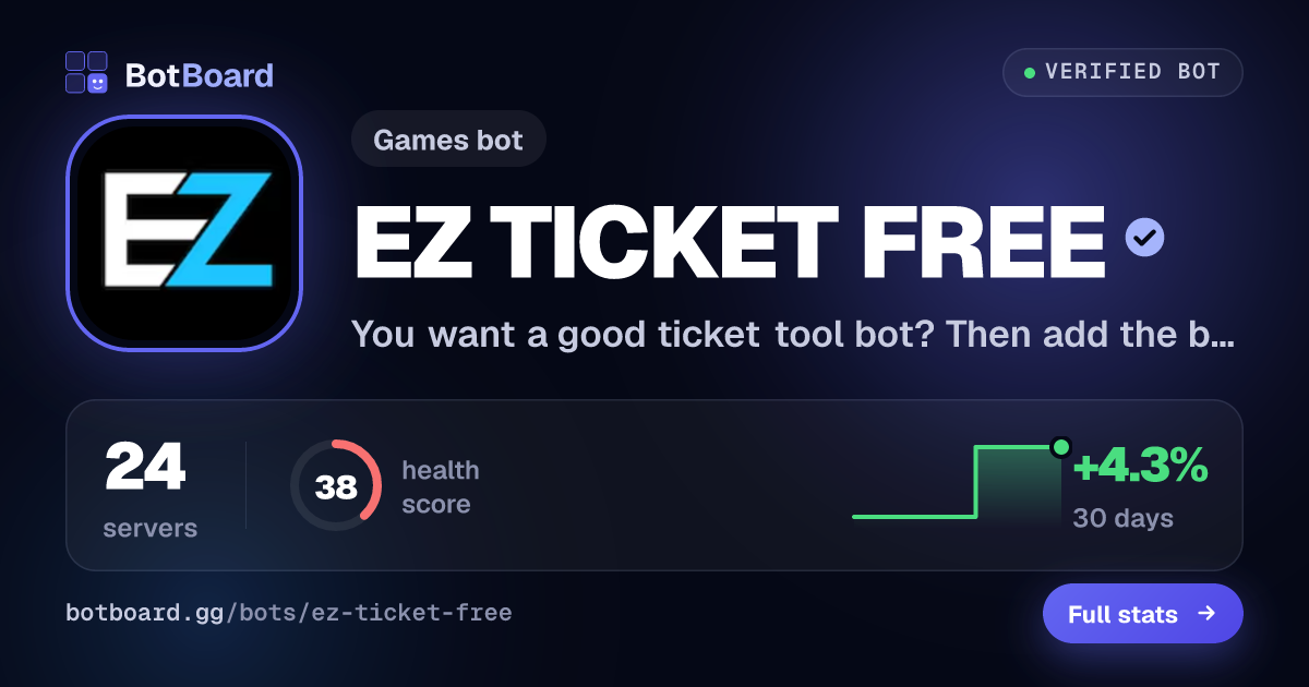 Share card for EZ TICKET FREE