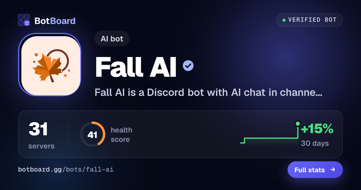 Share card for Fall AI