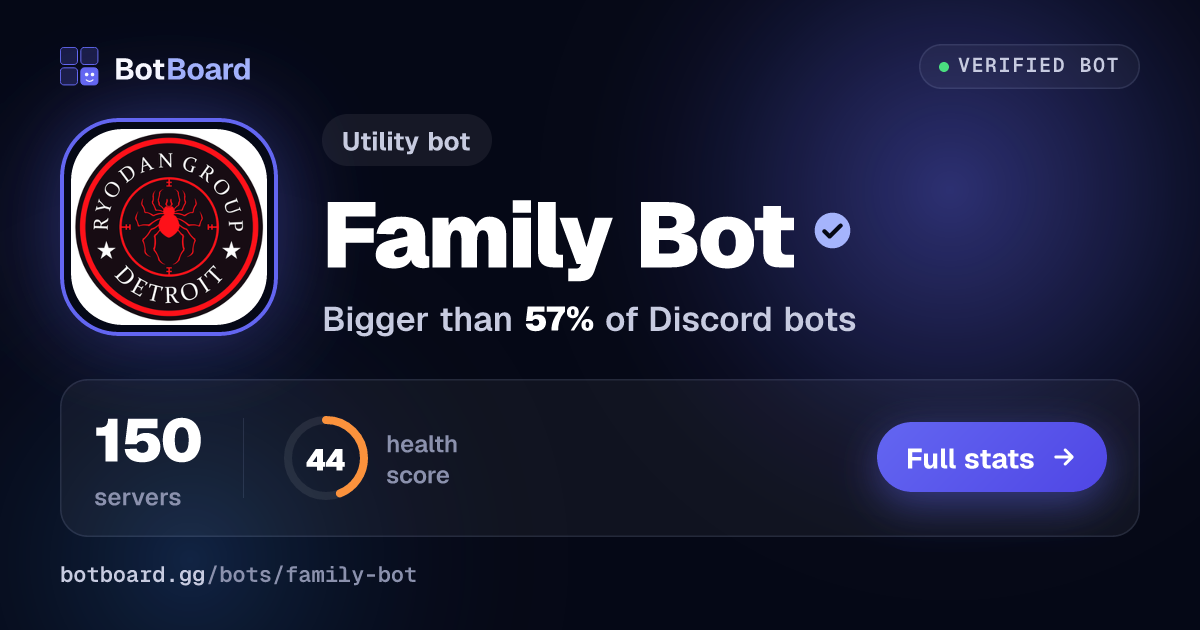 Share card for Family Bot