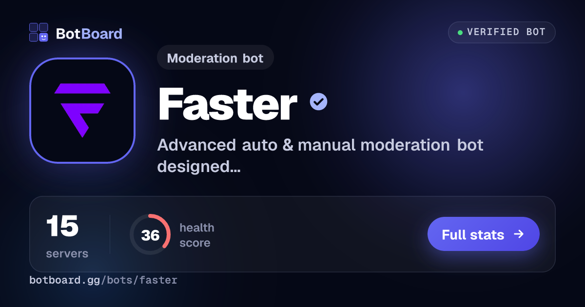 Share card for Faster