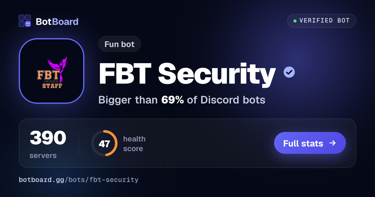 Share card for FBT Security