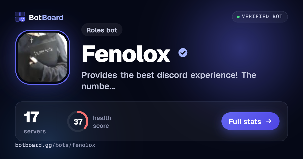 Share card for Fenolox