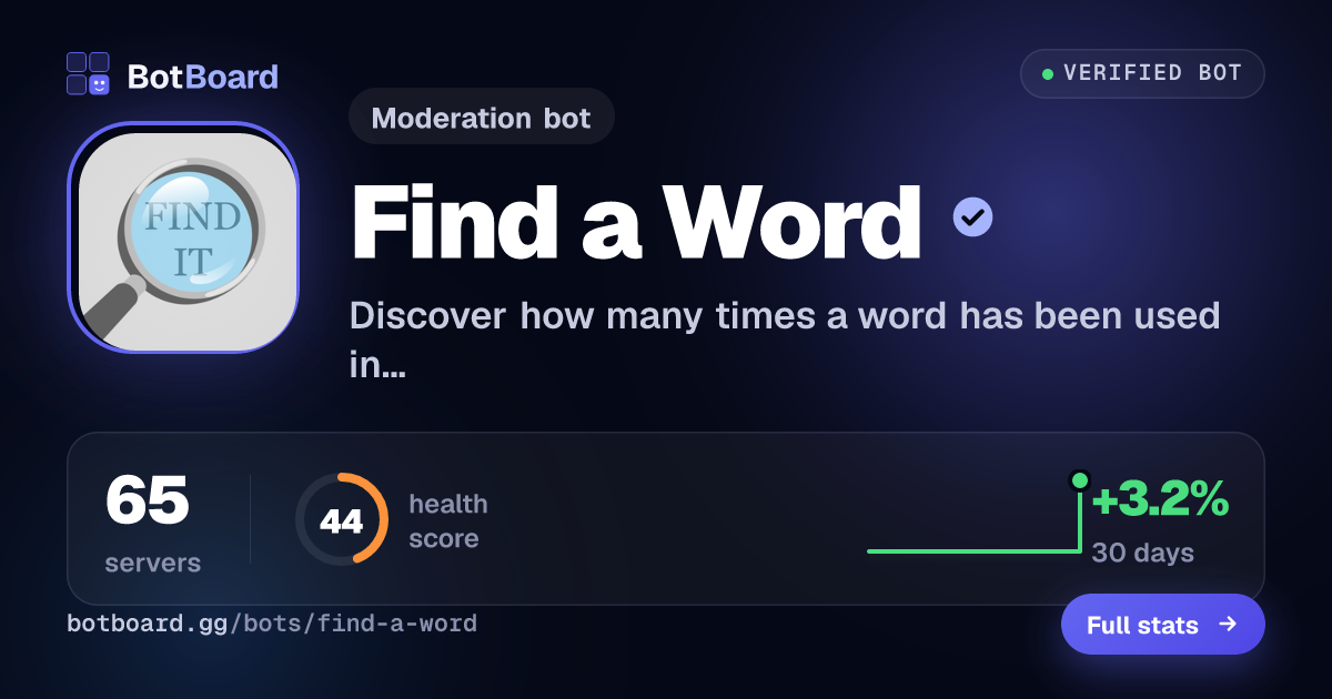 Share card for Find a Word