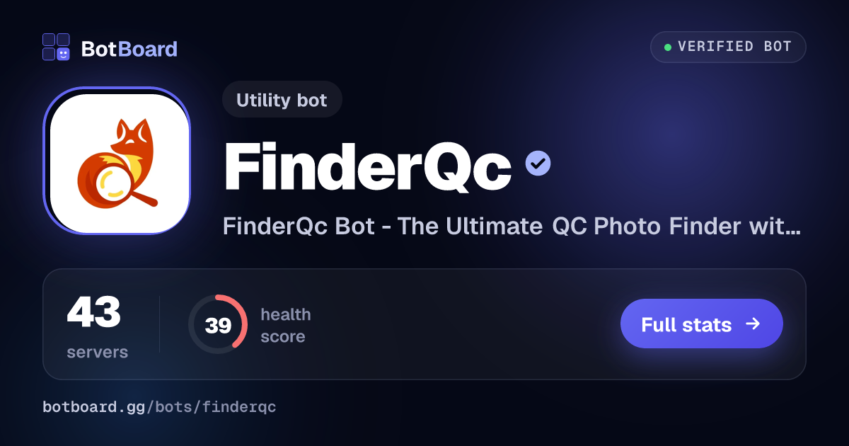 Share card for FinderQc