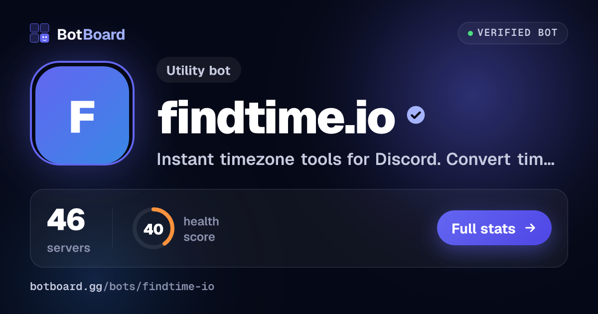 Share card for findtime.io