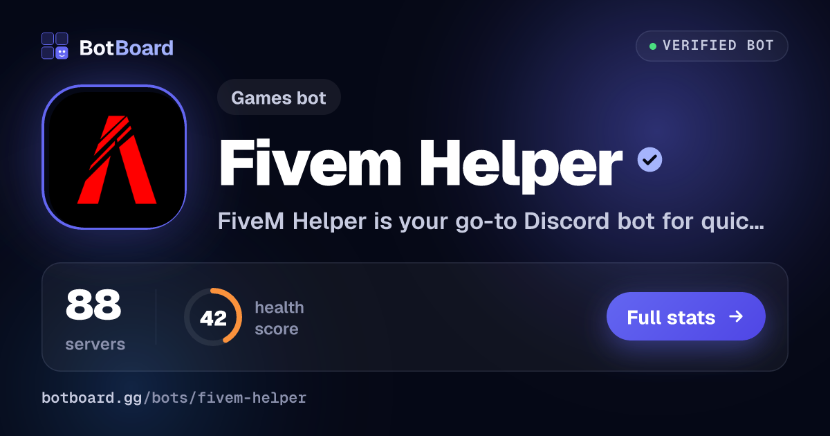 Share card for Fivem Helper