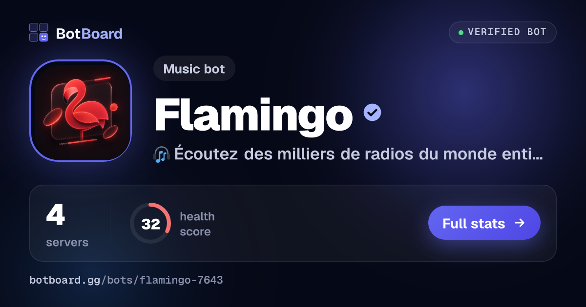 Share card for Flamingo