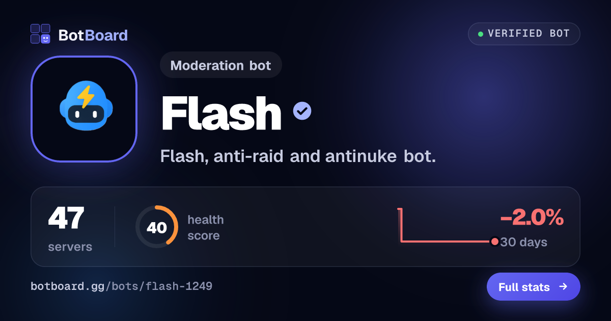 Share card for Flash