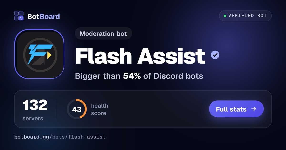 Share card for Flash Assist