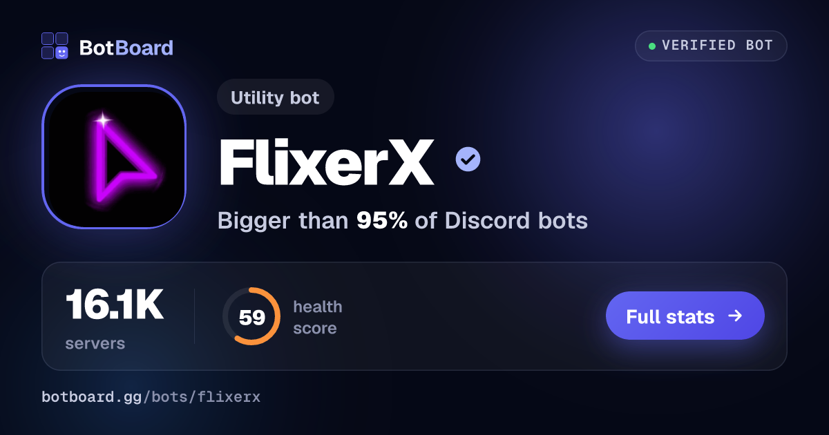 Share card for FlixerX