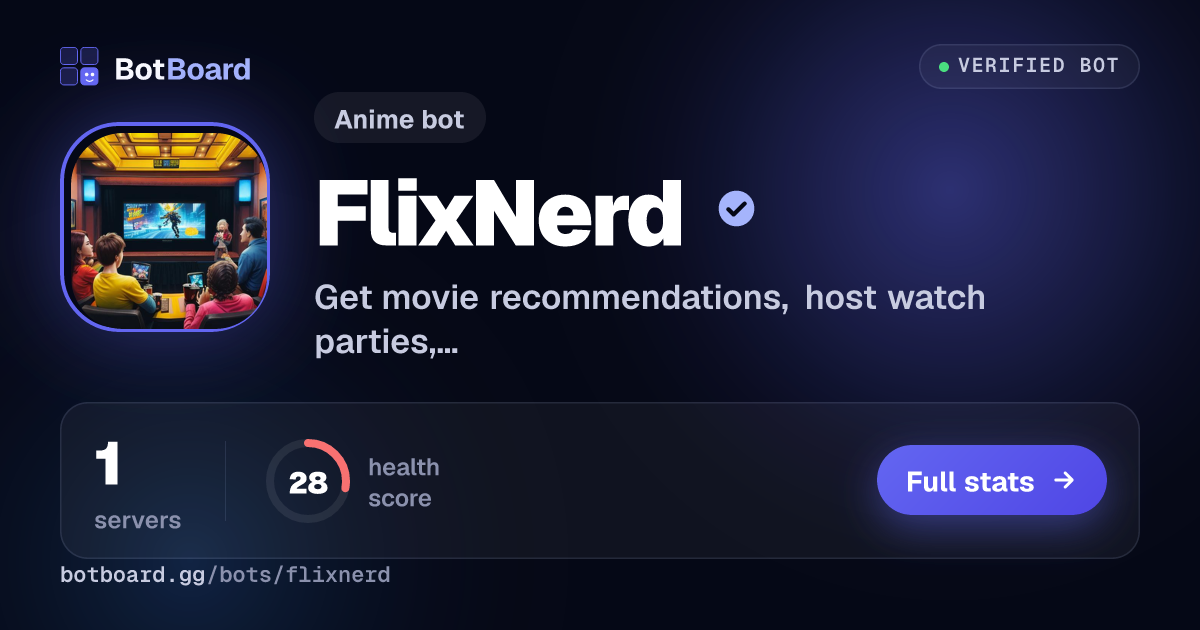 Share card for FlixNerd