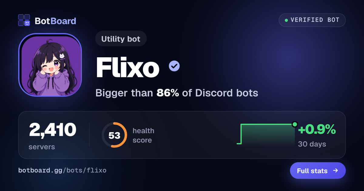 Share card for Flixo