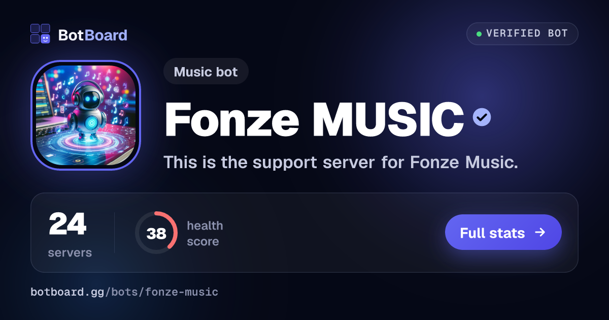 Share card for Fonze MUSIC