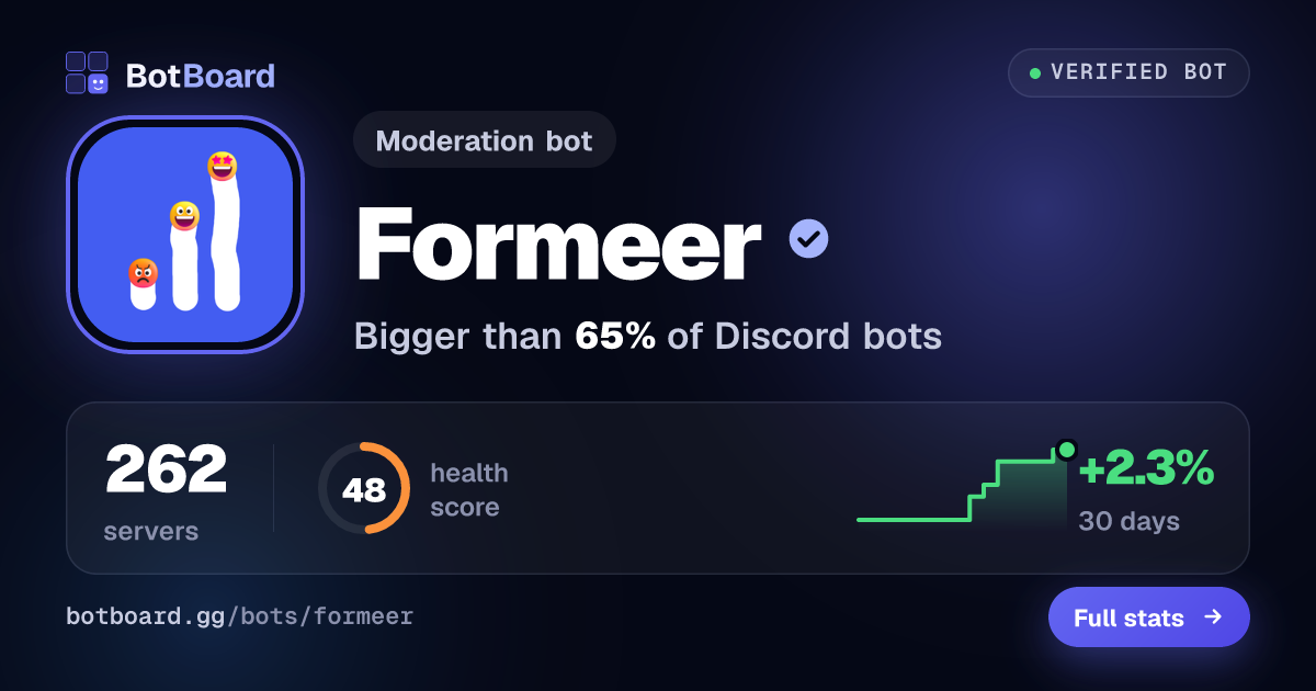 Share card for Formeer