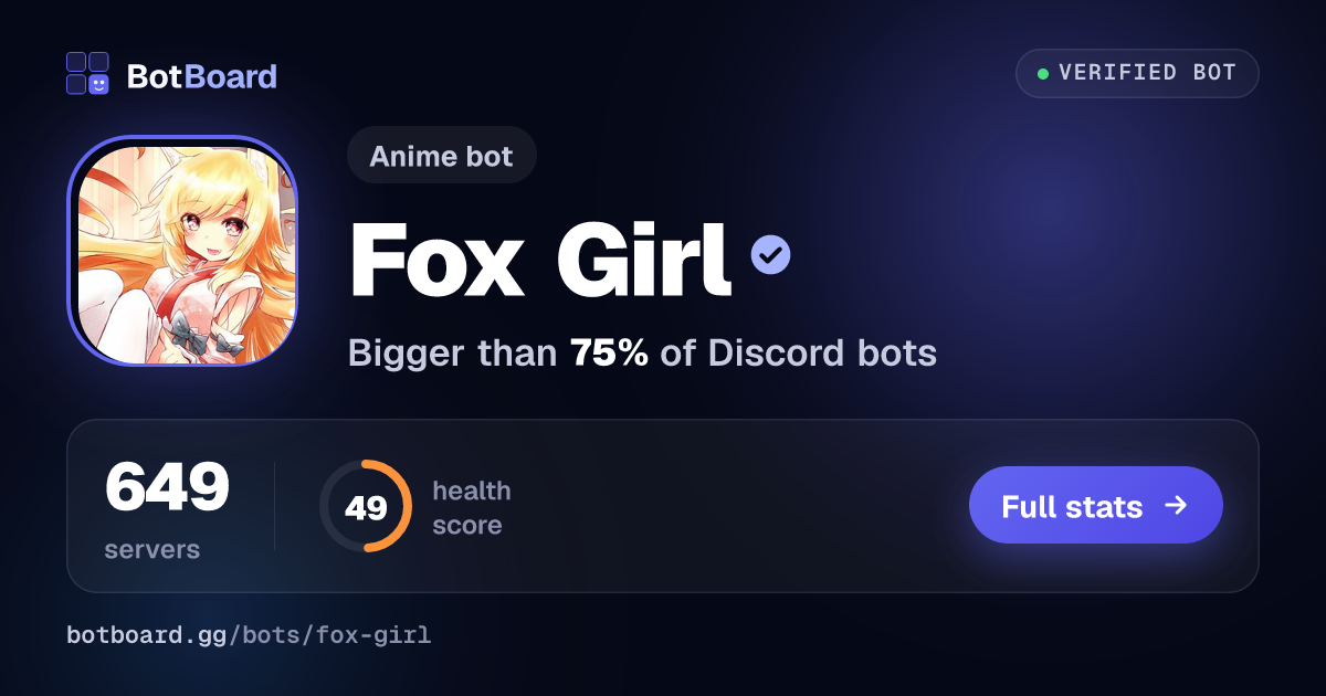 Share card for Fox Girl