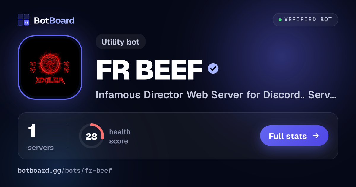 Share card for FR BEEF