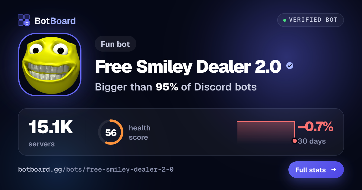 Share card for Free Smiley Dealer 2.0