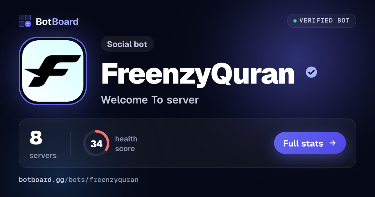 Share card for FreenzyQuran