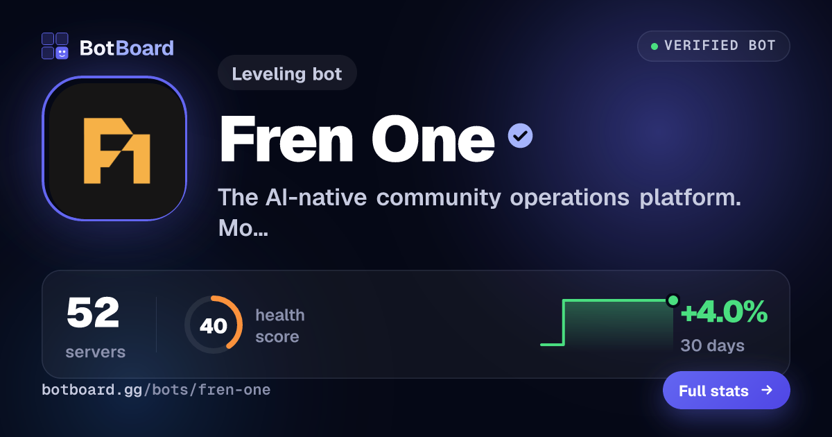 Share card for Fren One