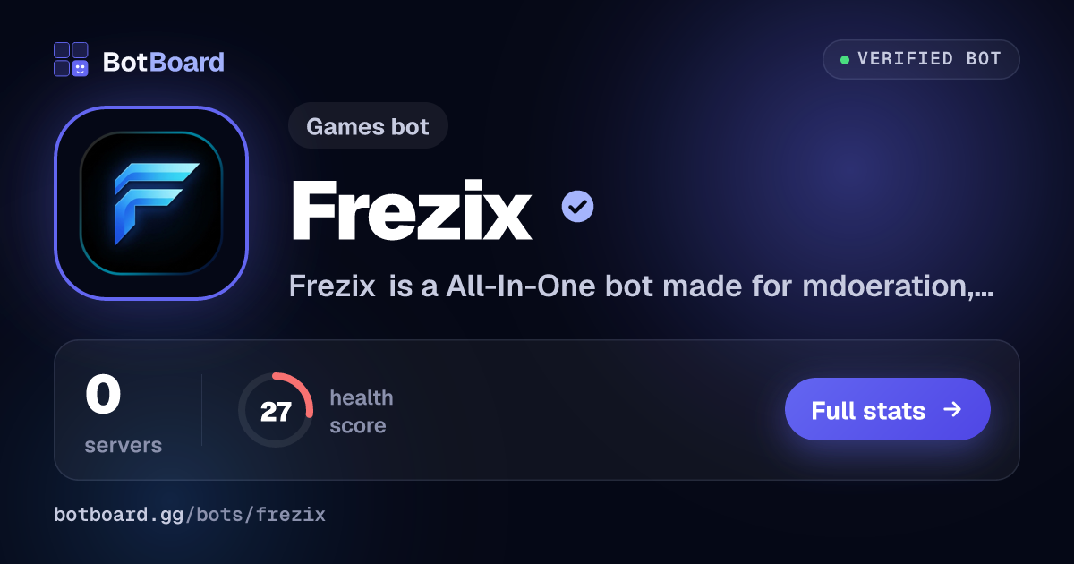 Share card for Frezix