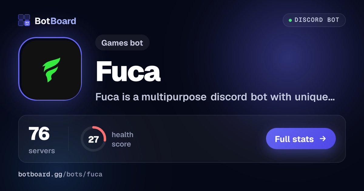 Share card for Fuca