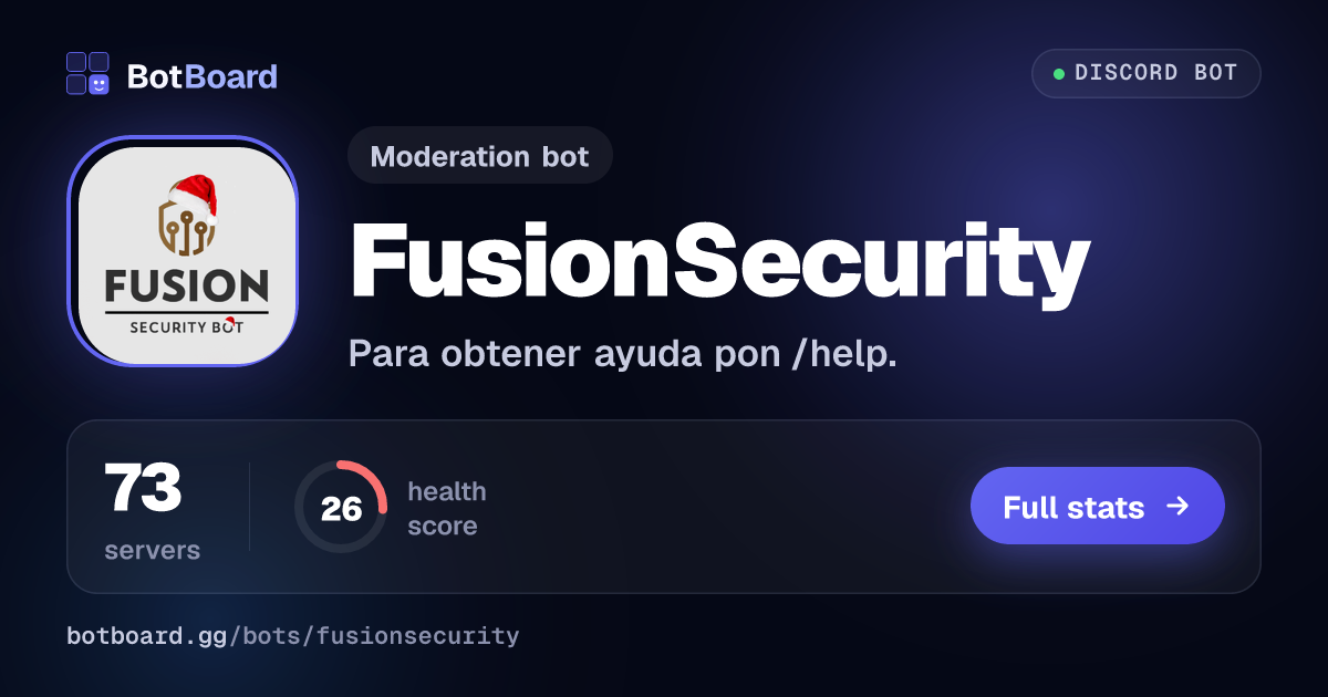 Share card for FusionSecurity