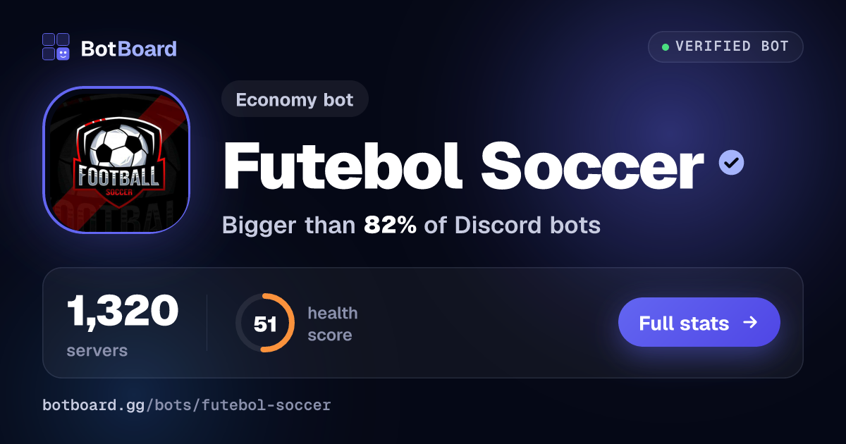 Share card for Futebol Soccer