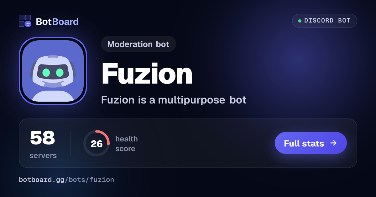 Share card for Fuzion