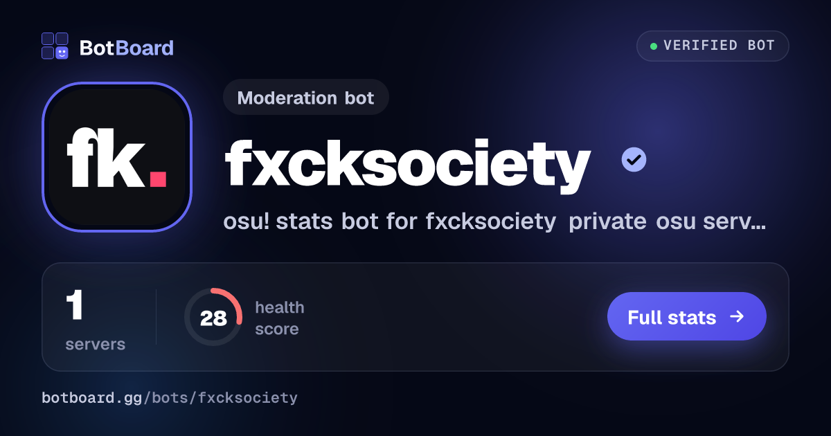Share card for fxcksociety