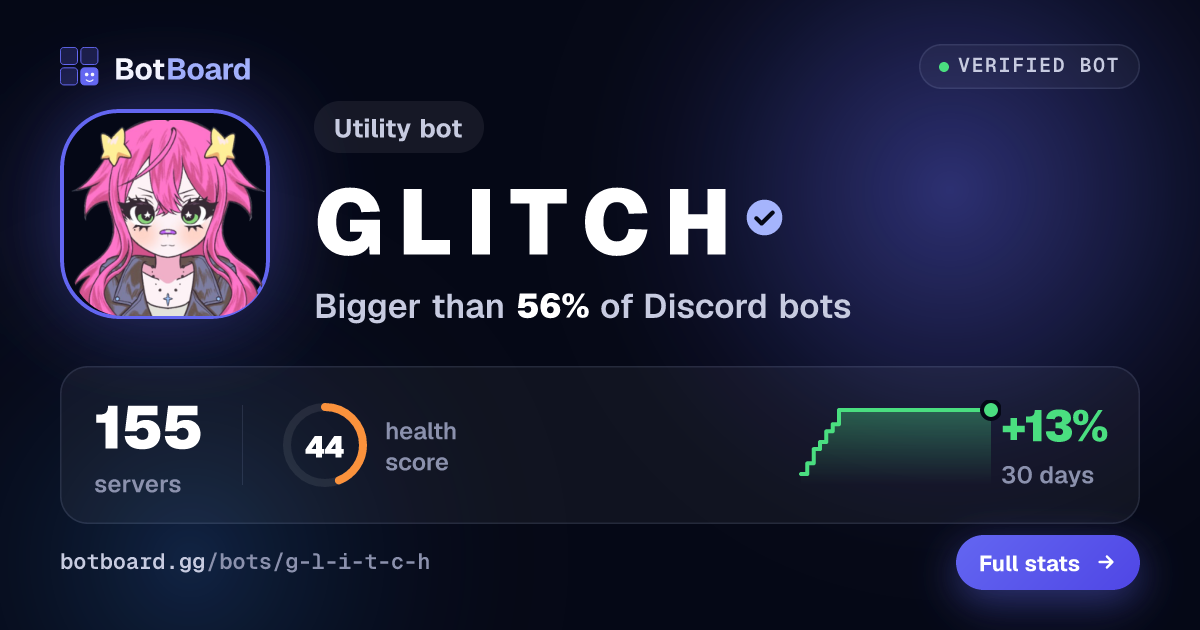 Share card for ⌞ G L i T C H ⌝