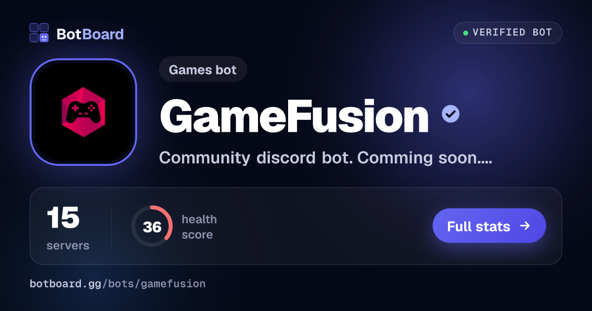 Share card for GameFusion