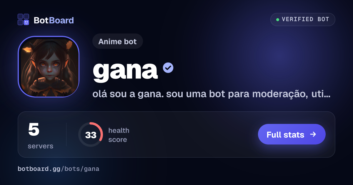 Share card for gana