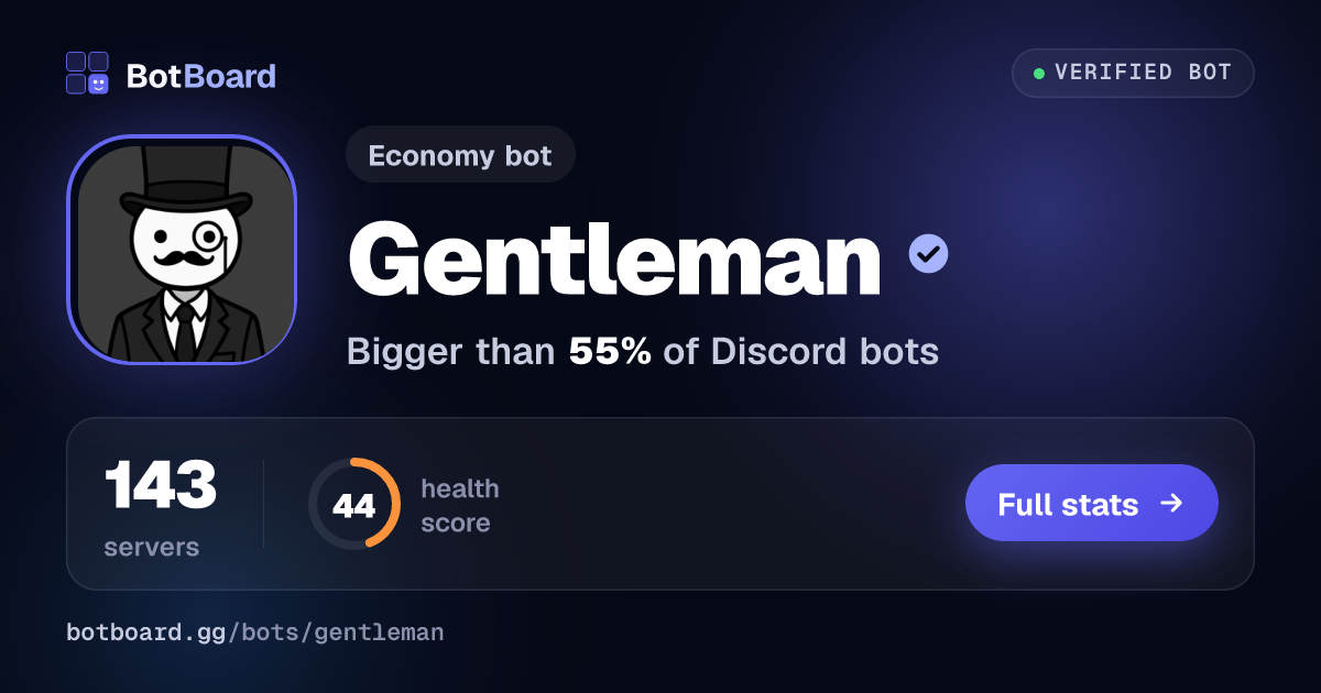 Share card for Gentleman