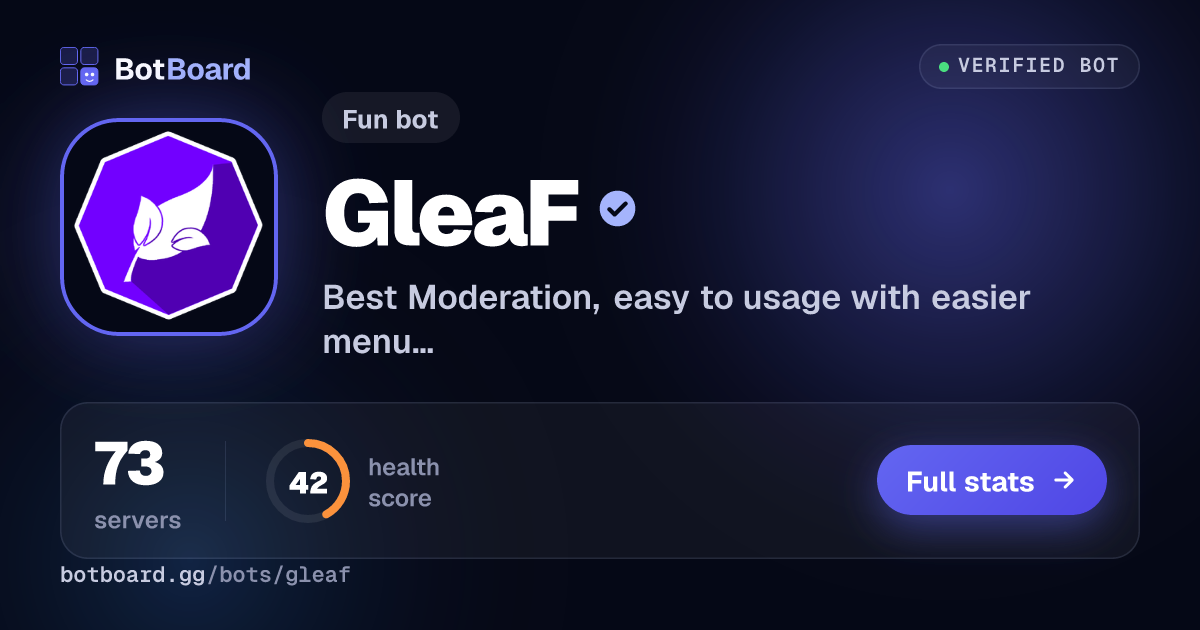 Share card for GleaF