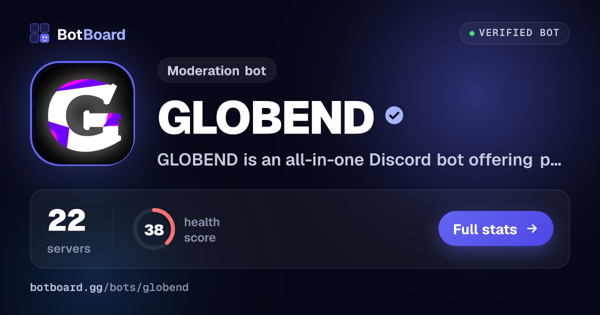 Share card for GLOBEND