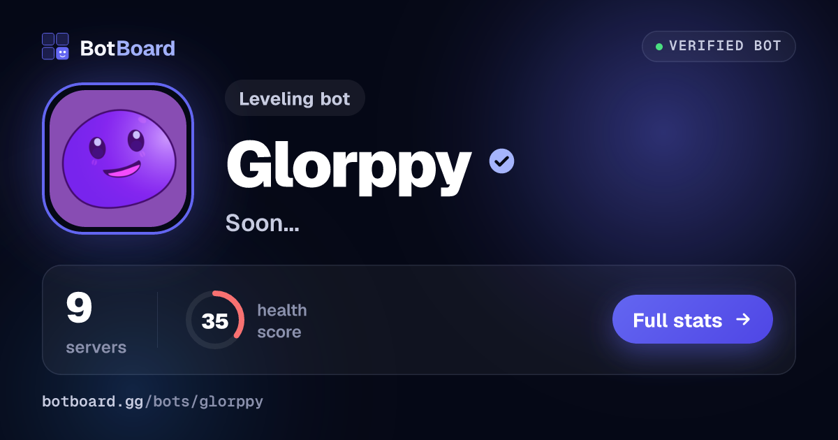 Share card for Glorppy