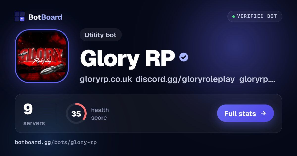 Share card for Glory RP