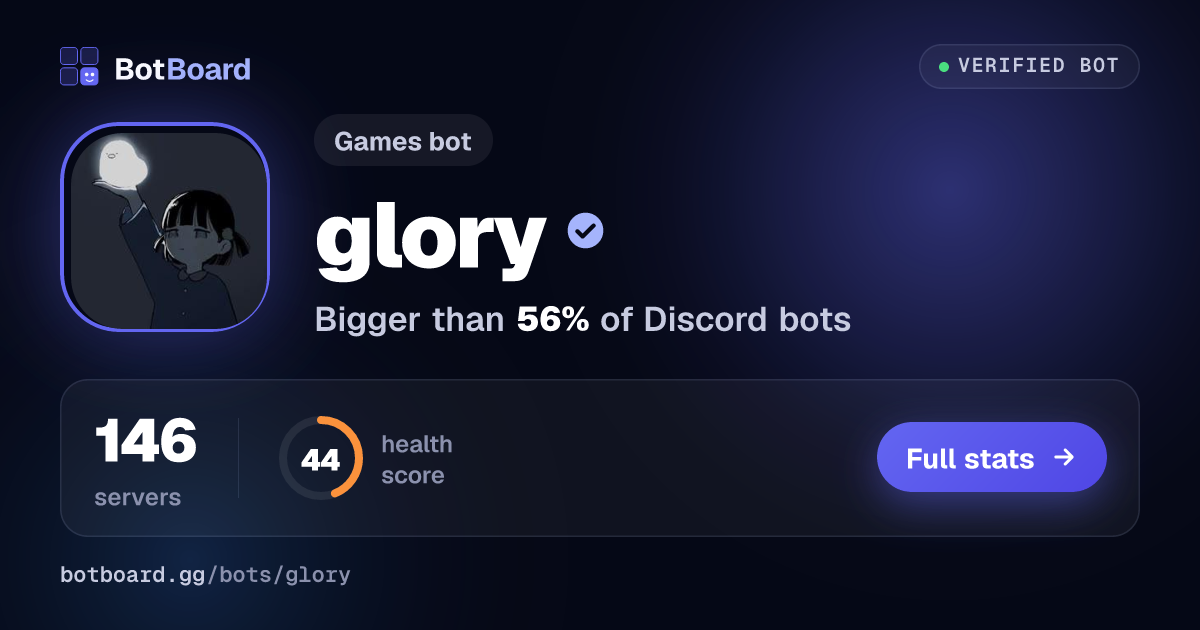 Share card for glory